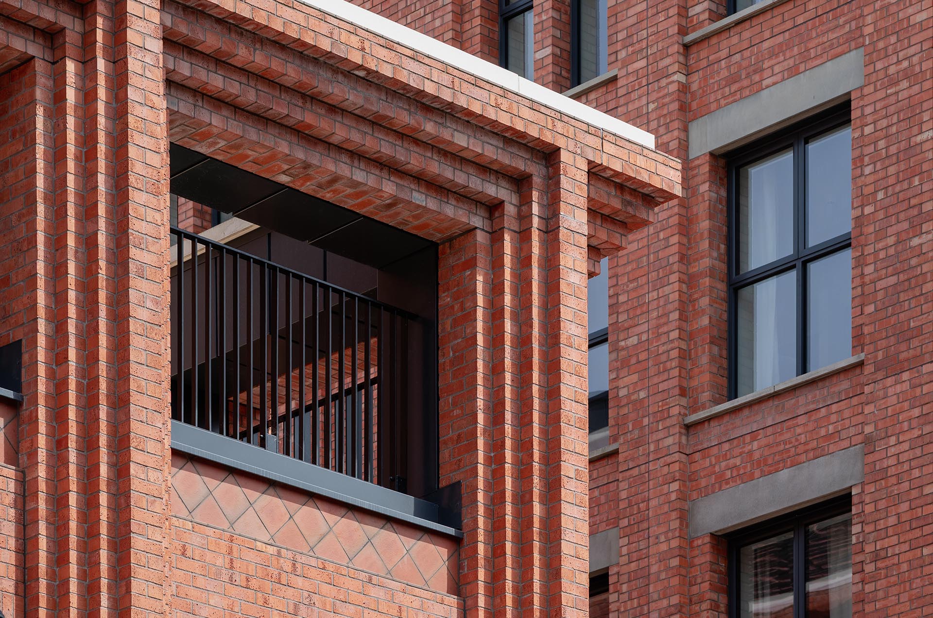 Makers Place Moda Living with special precast quarry tiles infills